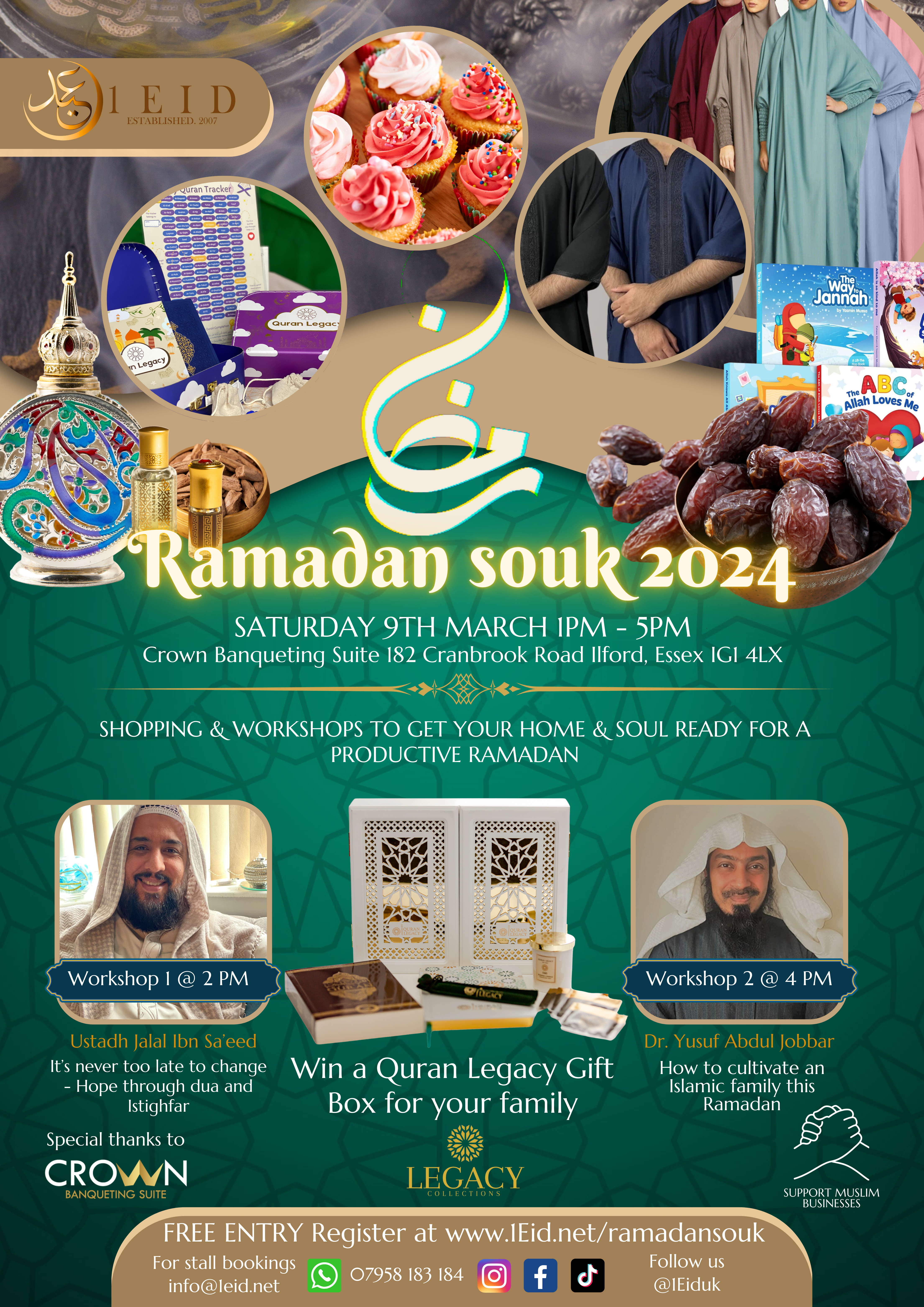 Ramadan event with shopping and workshops