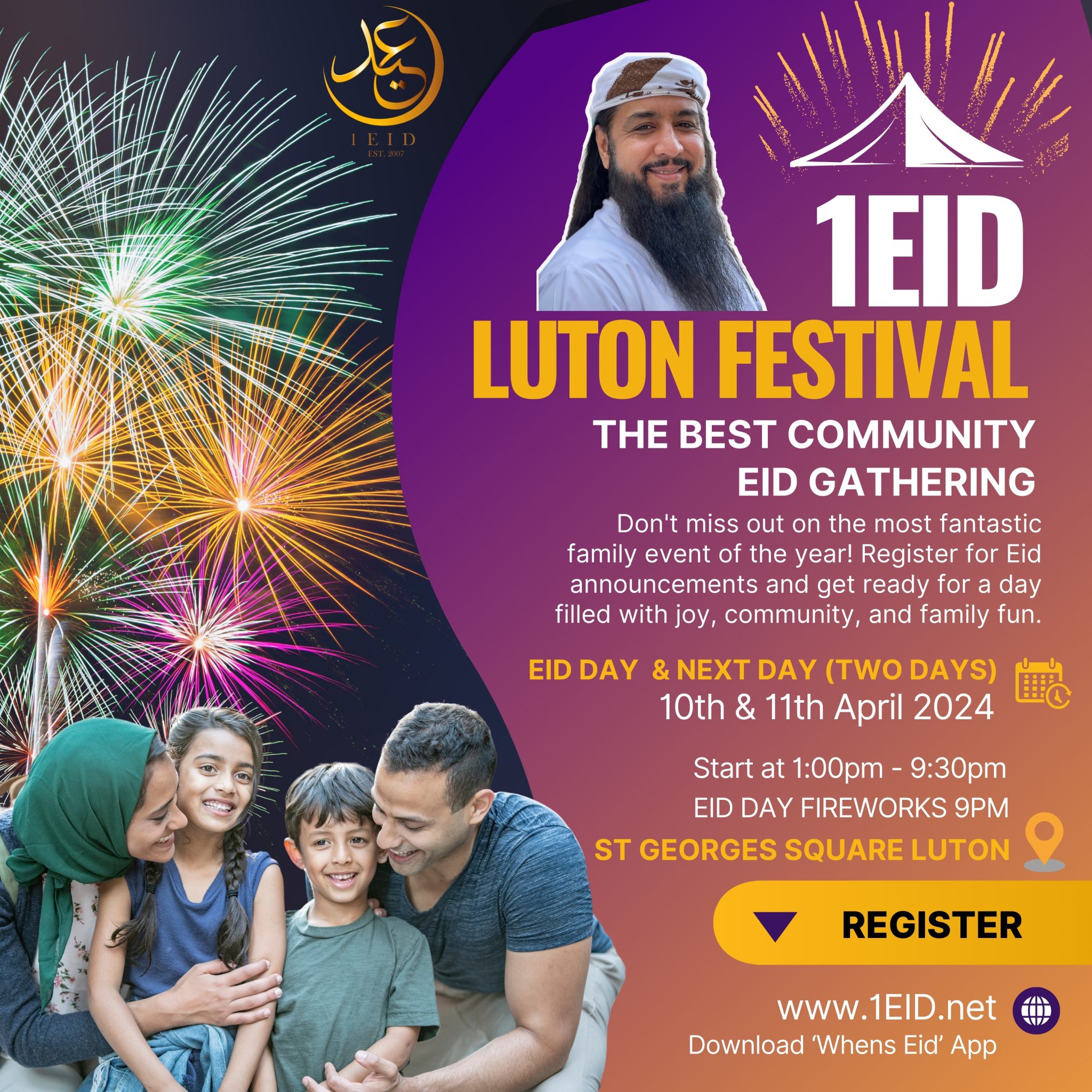 EID IN THE SQUARE – LUTON – Community Events by 1Eid